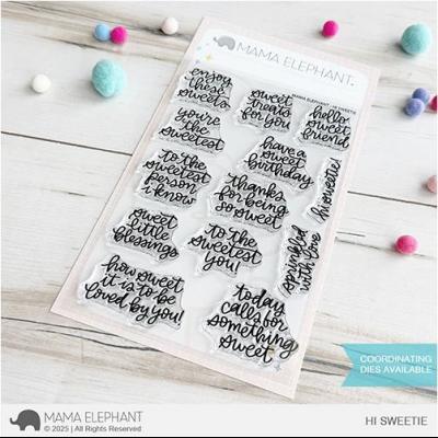 Mama Elephant Stempel - Hi Sweetie